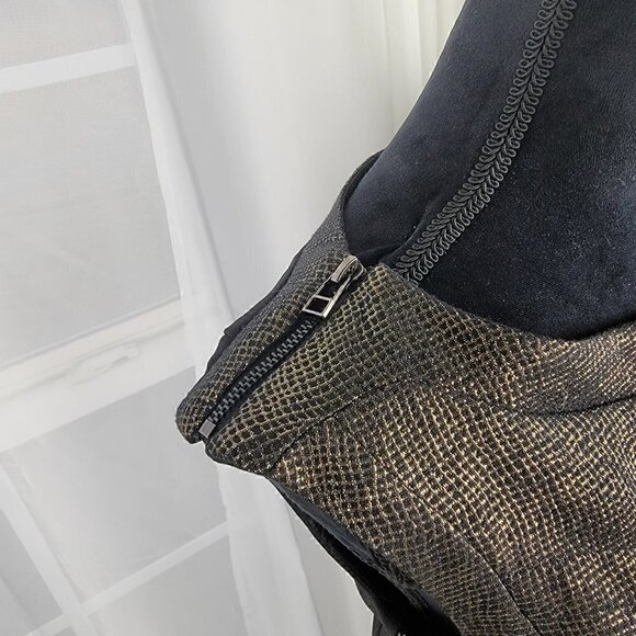 C BLOCK ISIA Metallic Bronz Mini -Length Dress Size Small - Picture 6 of 12